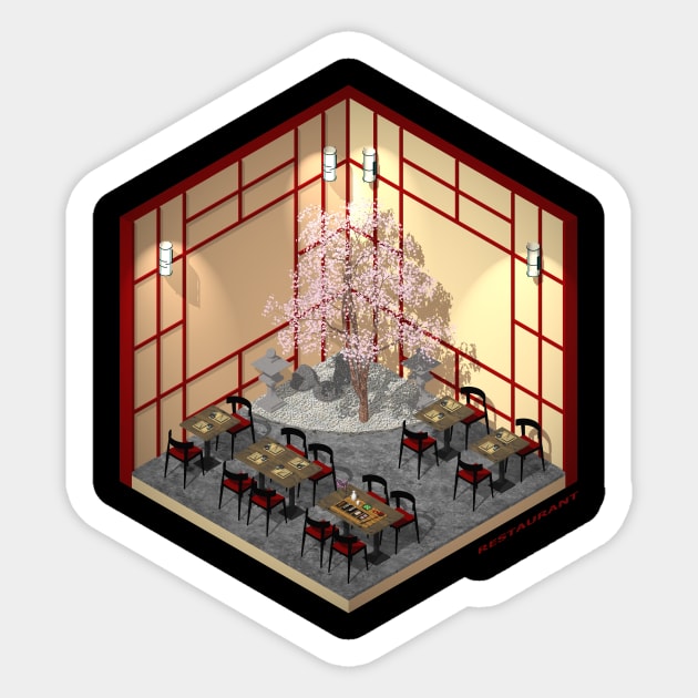 Fabric Iso - Restaurant Sticker by FabricIso